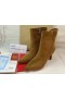 Christian Louboutin Condora Booty 100 Mm Low Boots Veau Velours Rhea Christian Louboutin Shoes