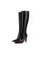Christian Louboutin Condora Botta 100 Mm Boots Calf Leather Black Christian Louboutin Shoes