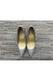 Christian Louboutin Decollete 554 Pumps 100mm Patent Leather Gray