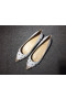 Christian Louboutin Degraspike Ballet Flats Nappa Leather White