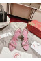Christian Louboutin Emilie Strass Suede Sandals CL Shoes