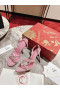 Christian Louboutin Emilie Strass Suede Sandals CL Shoes