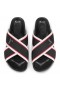 Christian Louboutin Hot Cross Bizz Mules Ribbon And Nappa Leather Black CL Shoes