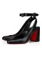 Christian Louboutin Miss Sab Sling Pumps 85mm Nappa Leather Black
