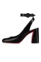 Christian Louboutin Miss Sab Sling Pumps 85mm Nappa Leather Black