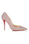 Christian Louboutin Miss Z Strass 100 Mm Pumps Suede And Strass Vintage Rose