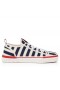 Christian Louboutin Pedro Junior Sneakers Malha Printed Fabric Blue