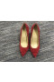 Christian Louboutin Pigalle Spikes Pumps 100mm Veau Velours Red