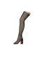 Christian Louboutin Porlibotta Alta 85 Mm TightBoots Nappa Leather Black
