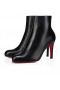 Christian Louboutin Pumppie Booty 85 Mm Low Boots Calf Leather Black Christian Louboutin Shoes