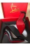 Christian Louboutin Soula Kate Pumps Crystal Sole Patent Leather Black Loubi