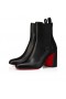 Christian Louboutin Turelastic 85 Mm Low Boots Calf Leather Black Christian Louboutin Shoes