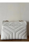 Saint Laurent Loulou Small Bag White Matelasse Leather Saint Laurent Bags