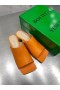Bottega Veneta Stretch Mules 40mm Orange Lambskin Bottega Veneta Shoes