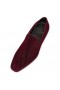 Christian Louboutin Dandy Chick Loafers Velvet Bordeaux Christian Louboutin Shoes