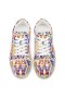 Christian Louboutin Fun Vieira Sneakers Wamims Printed Calf Leather Women CL Shoes
