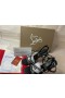 Christian Louboutin Joli Queen Embellished Sandals 100mm Black Christian Louboutin Shoes