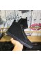 Christian Louboutin Louis Strass High-Top Men Sneakers Veau Velours All Black