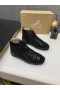 Christian Louboutin Louis Strass High-top Sneakers Calfskin All Black