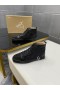 Christian Louboutin Louis Strass High-top Sneakers Calfskin All Black