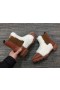 Christian Louboutin Men Melon Spikes Boots Wool and Calf Leather Brown