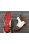 Christian Louboutin Men Melon Spikes Boots Wool and Calf Leather Brown
