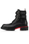 Christian Louboutin Our Fight Boots Calf Leather Mesh Black Christian Louboutin Shoes