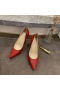 Christian Louboutin Pigalle Plato 100mm Pumps Patent Leather Red CL Shoes