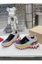 Christian Louboutin Sharkyloub Sp Spikes Women Sneakers Calf Leather Neoprene And Spikes Multi