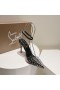 Christian Louboutin Spikoo 100mm Pumps PVC And Leather Black CL Shoes
