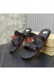 Christian Louboutin Surf Flat Sandals Rubber Black Christian Louboutin Shoes
