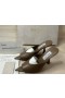 Jimmy Choo Maryanne 100MM Nappa Leather Sculptural Mules Chocolate Jimmy Choo Shoes