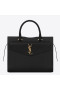 Saint Laurent Medium Uptown Tote Black Smooth Leather Saint Laurent Bags