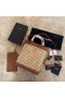 Saint Laurent N/S Toy Shopping Bag Woven Cane And Leather Saint Laurent Bags