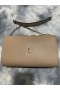 Christian Louboutin Paloma Leather Spikes Embellished Clutch Bag Nude Christian Louboutin