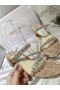 Jimmy Choo 45mm Crystal Sandals Nude