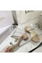 Jimmy Choo 45mm Crystal Sandals Nude