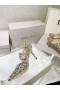 Jimmy Choo Bing 85mm Glitter Pumps Crystal