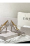 Jimmy Choo Bing 85mm Glitter Pumps Crystal