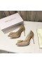 Jimmy Choo Cristais Cinderella 105mm Pumps Gold