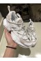 Jimmy Choo Diamond Trail Multicolor Leather Mesh White Pink