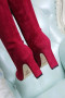 Jimmy Choo Knee Boot 85mm Suede Red