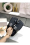Jimmy Choo Slides Rivets Calf Leather Black