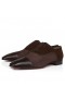 Christian Louboutin Ac Greggo Oxfords Calf Leather And Polo Fabric Cosme Christian Louboutin Shoes