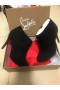 Christian Louboutin Belle Ankle Boots 100mm Suede Leather Black