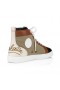 Christian Louboutin Fun Louis High-Top Sneakers Calf Leather And Olona Canva Multicolor