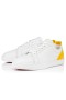 Christian Louboutin Fun Louis Junior Sneakers Women Calf Leather White Yellow