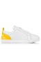 Christian Louboutin Fun Louis Junior Sneakers Women Calf Leather White Yellow