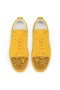 Christian Louboutin Louis Junior P Pik Pik Strass Sneakers Suede And Strass Pollen