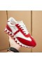 Christian Louboutin Men Loubishark Sneakers Patent Leather Red